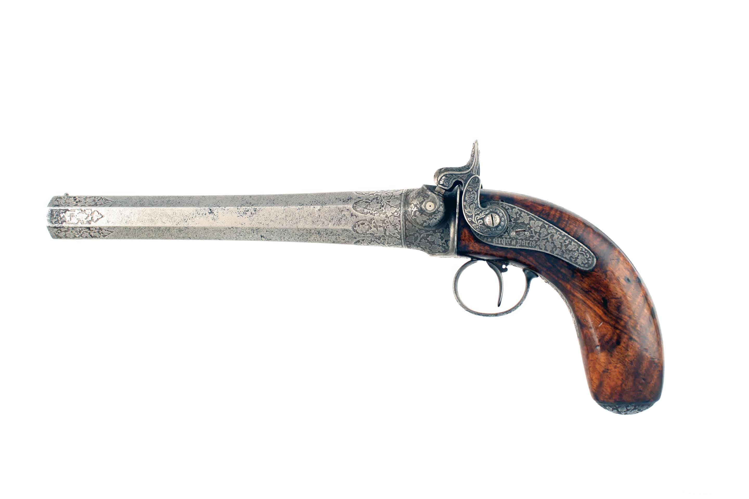 A rare Superimposed Load Pistol by Le Page