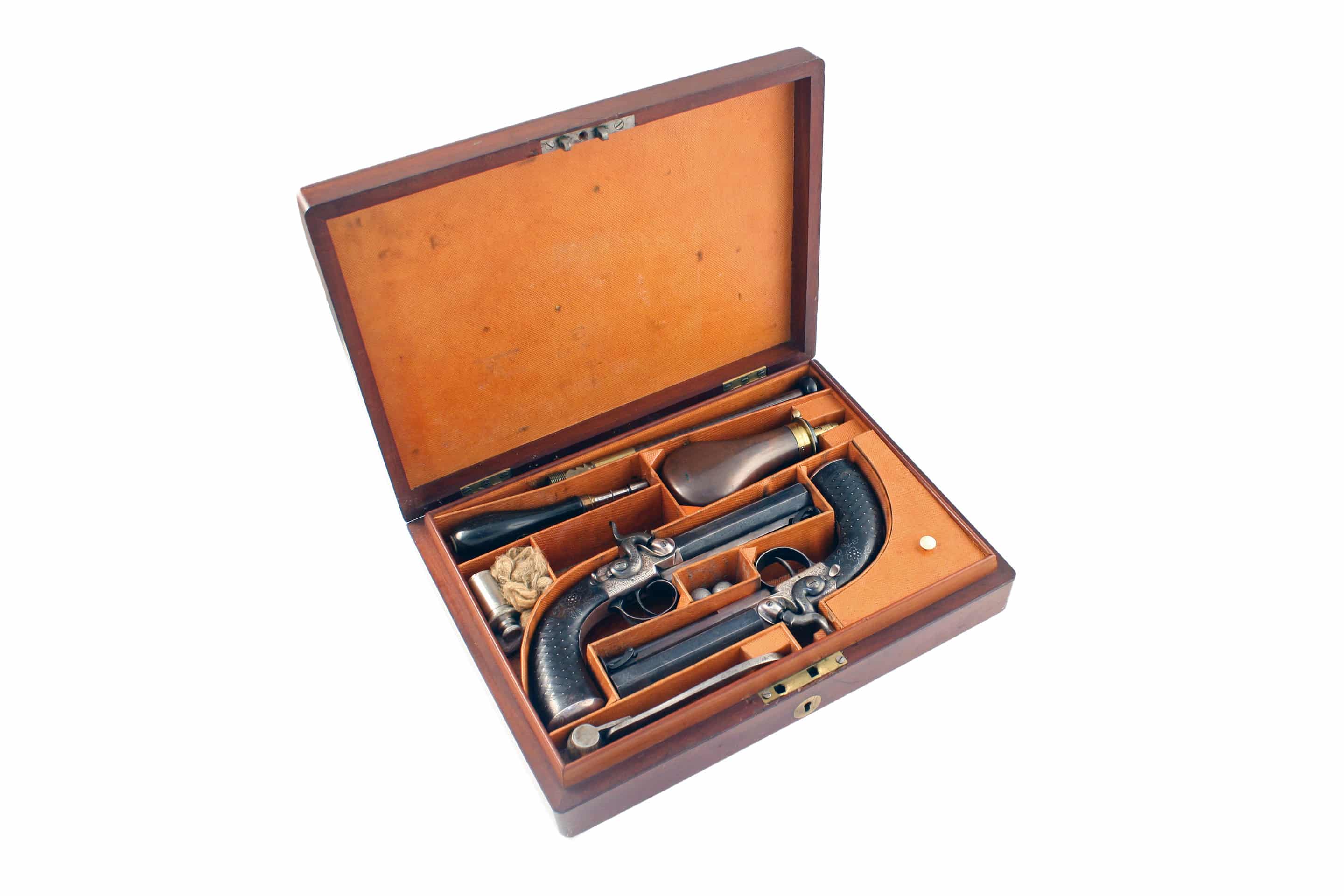 A Cased Pair of Belt Pistols
