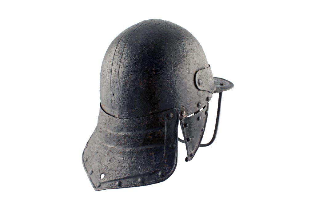 A Three Bar Siege Weight Helmet, English, 17th Century. - Image 3