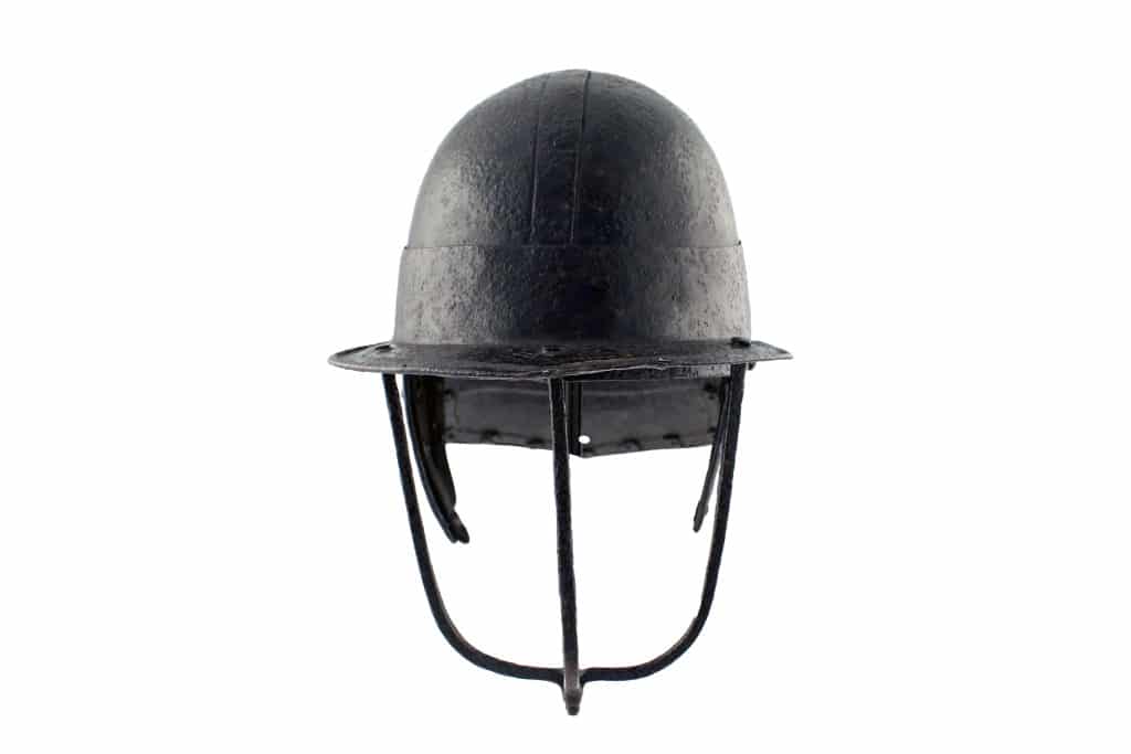 A Three Bar Siege Weight Helmet, English, 17th Century. - Image 6