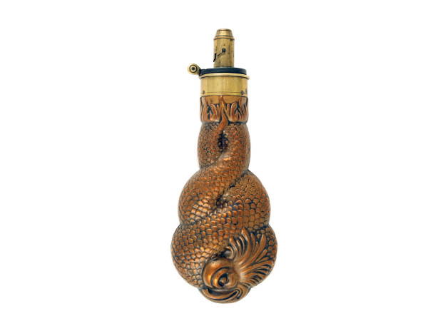 An Incredibly Scarce Entwined Dolphins Flask.