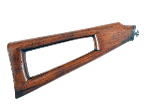 A Scarce Percussion Officers Pistol with Shoulder Stock. - Image 6