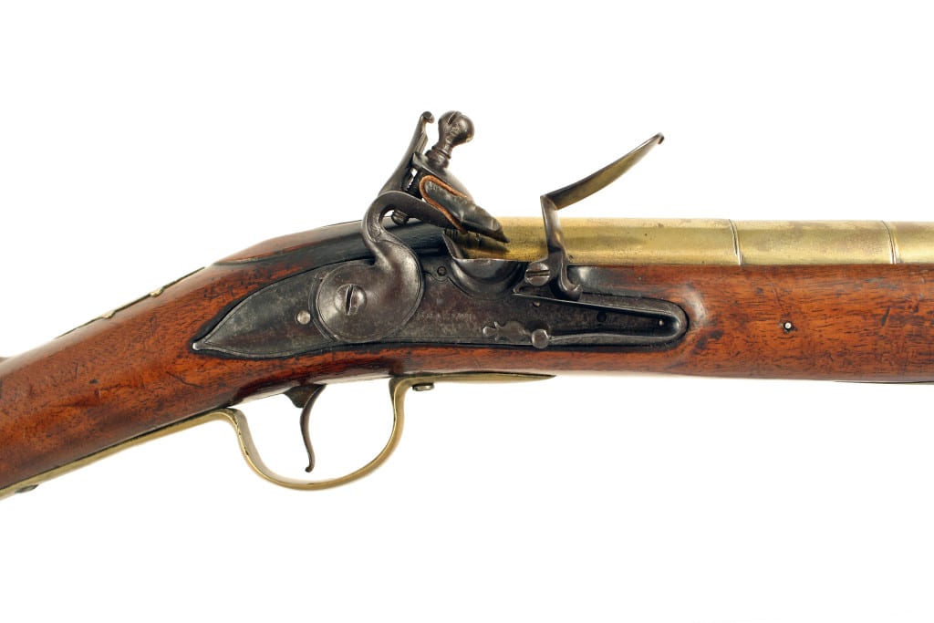 An Early Flintlock Blunderbuss by W. Brazier, London.