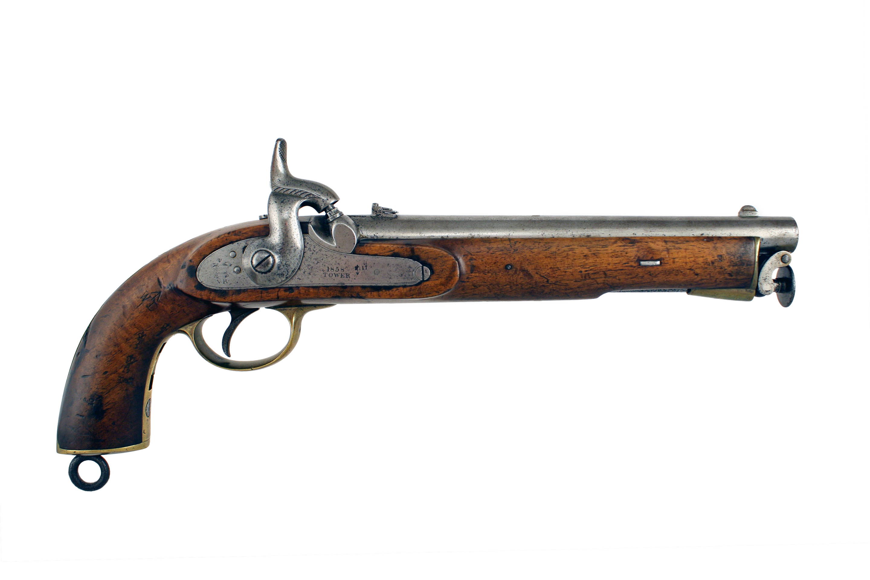 A Very Rare 1856 Pattern Rifled Service Pistol - Image 7