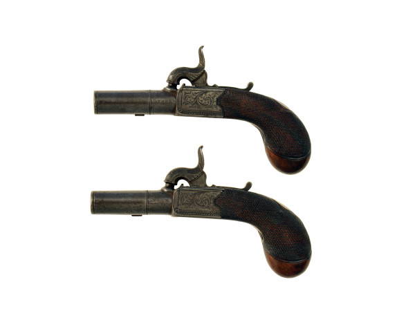 A Crisp Pair of Percussion Pocket Pistols by Nock