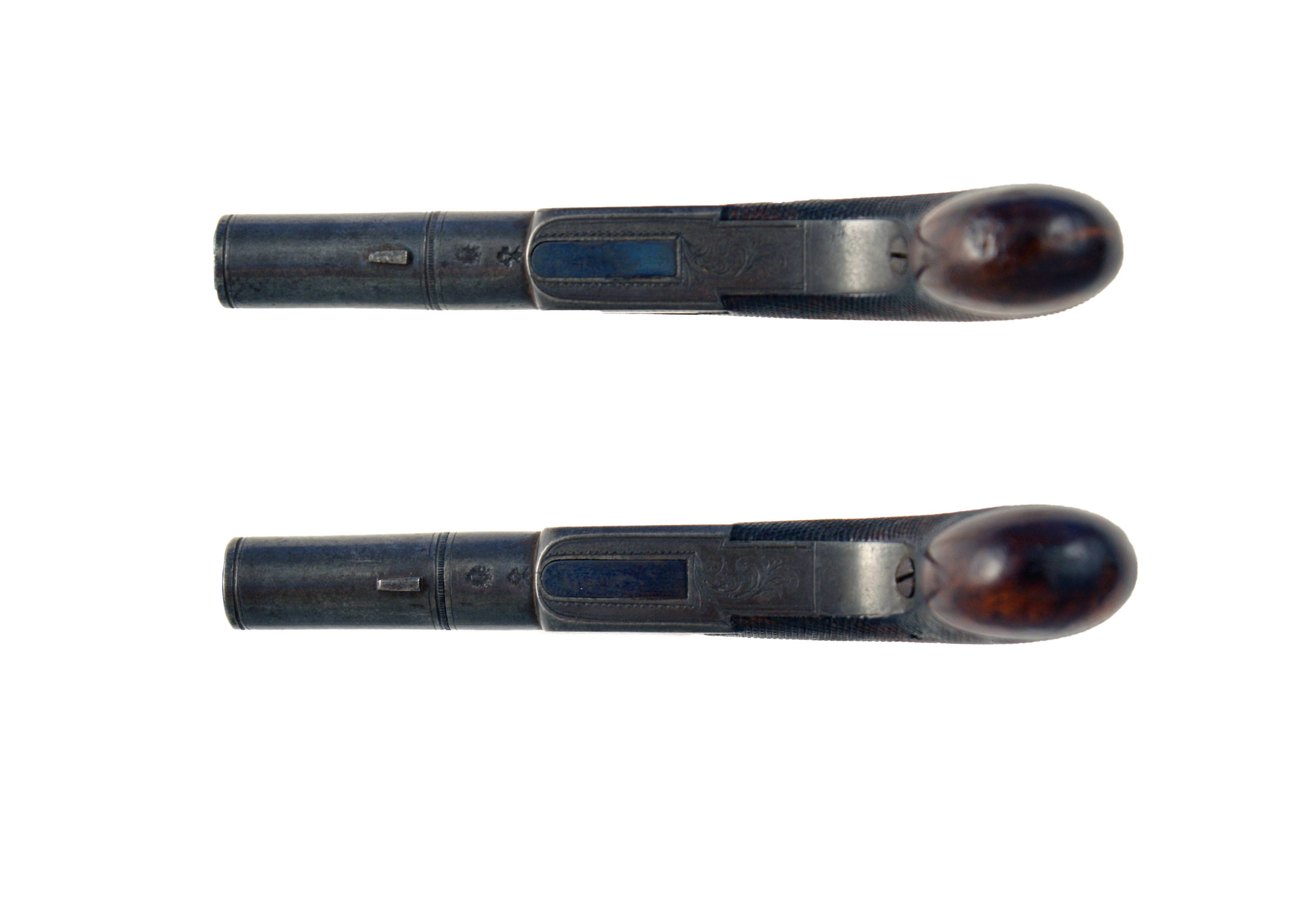 A Crisp Pair of Percussion Pocket Pistols by Nock - Image 5
