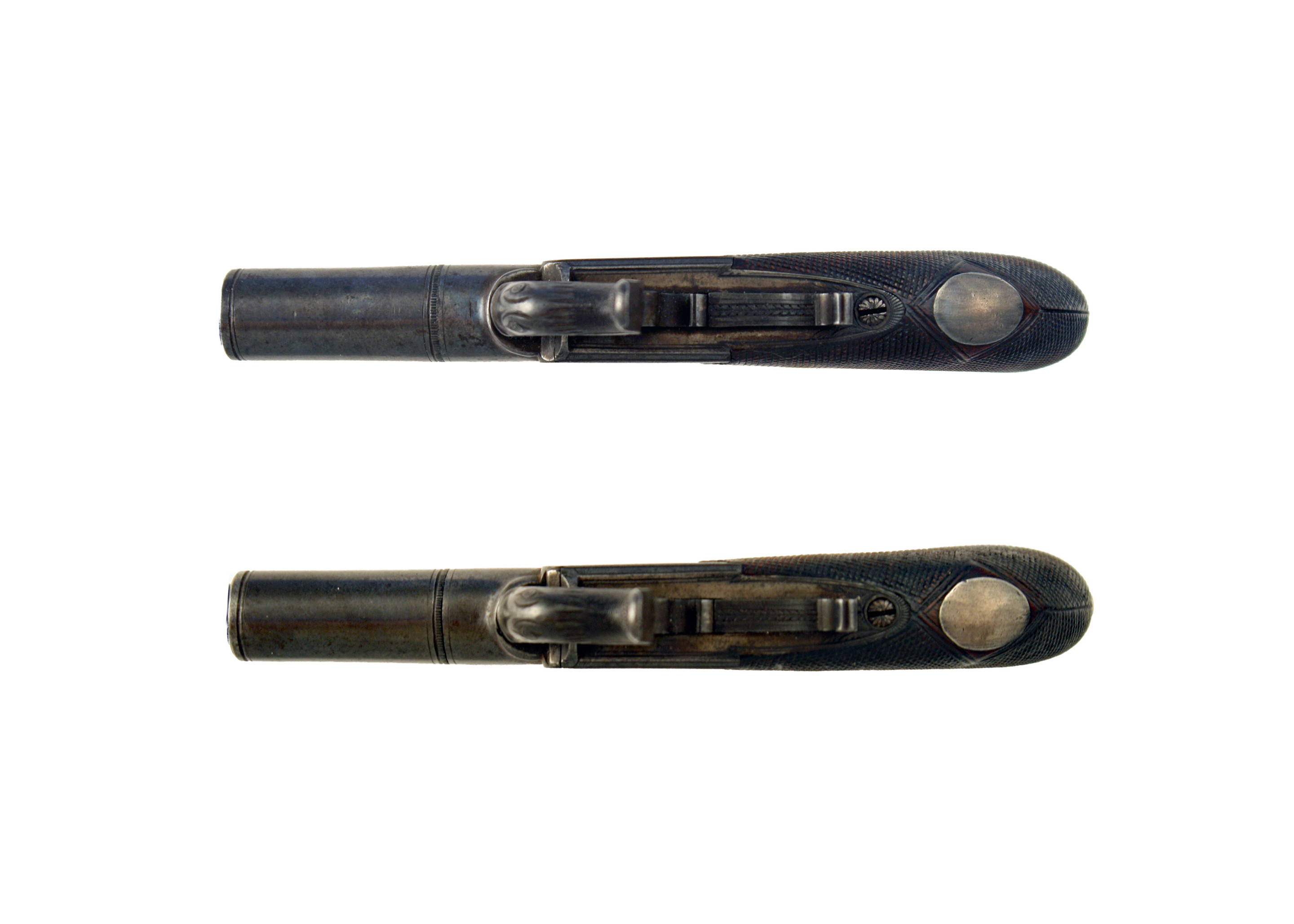 A Crisp Pair of Percussion Pocket Pistols by Nock - Image 6