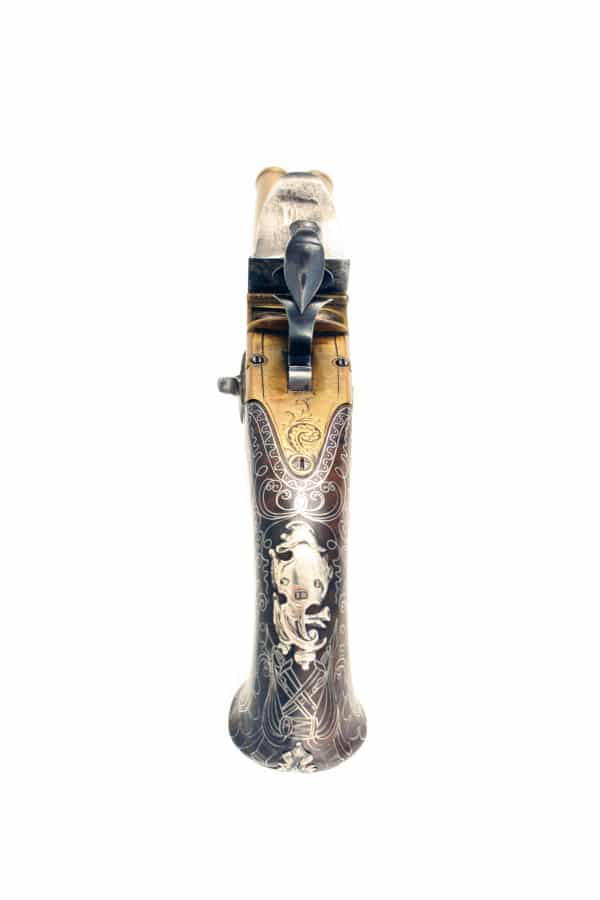 A D.B. Box Lock Pistol by Barbar of London - Image 5