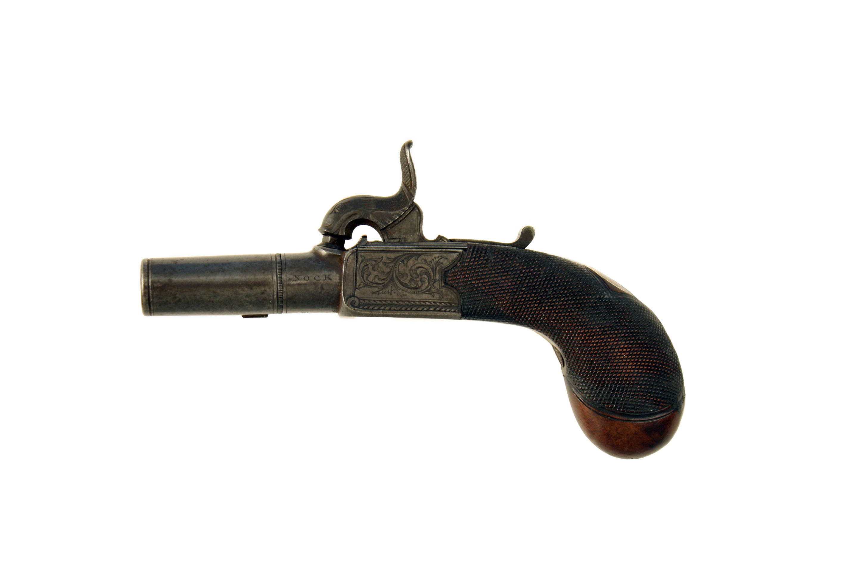A Crisp Pair of Percussion Pocket Pistols by Nock - Image 3