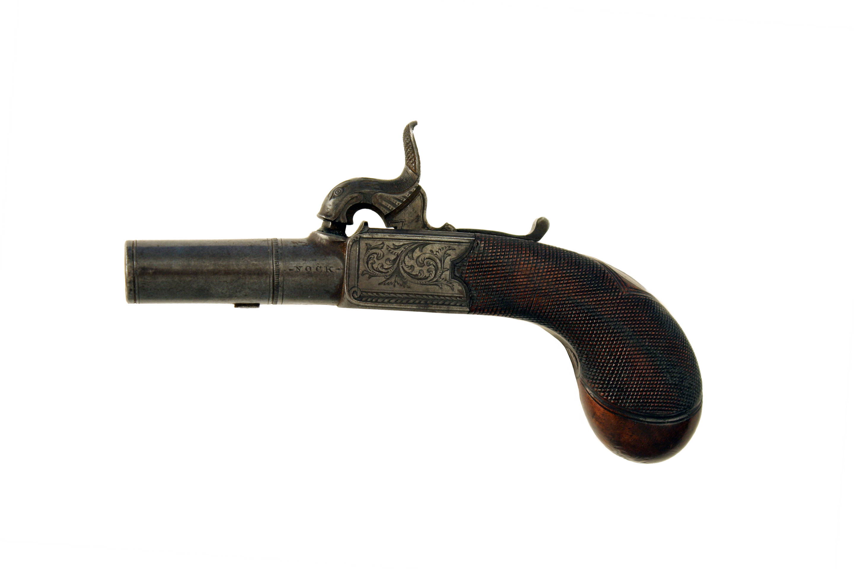 A Crisp Pair of Percussion Pocket Pistols by Nock - Image 4