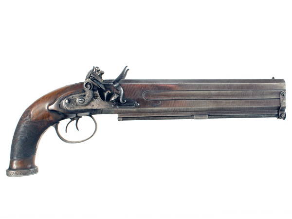 A Rare Flintlock Howdah Pistol by Jn. Jones & Co.