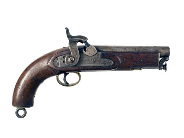 A Good Percussion Sea Service Pistol, Dated 1846.