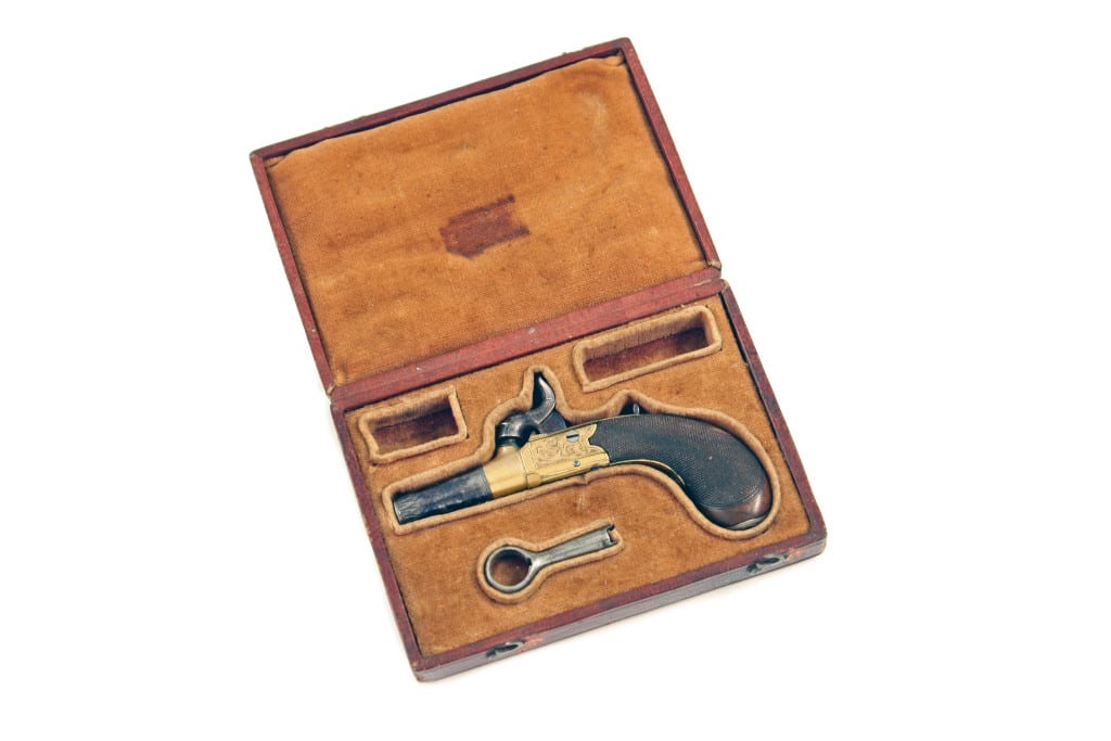 A Beautiful Little Cased Percussion Pistol