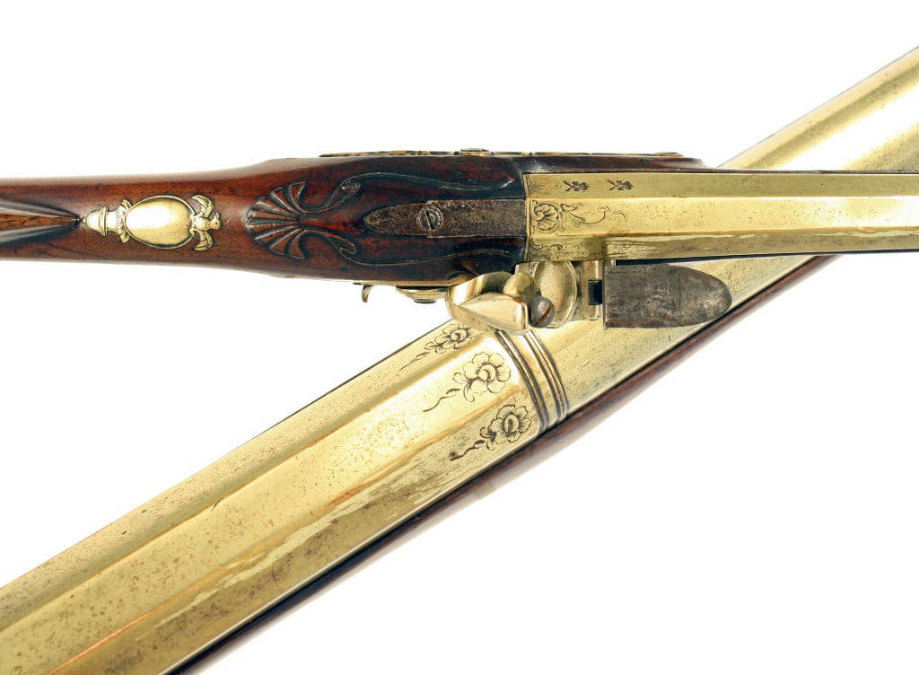 A Fine & Rare Tutaneg Mounted Blunderbuss by T. Richards. - Image 4