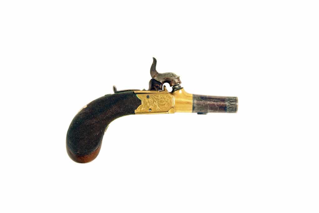 A Beautiful Little Cased Percussion Pistol - Image 3