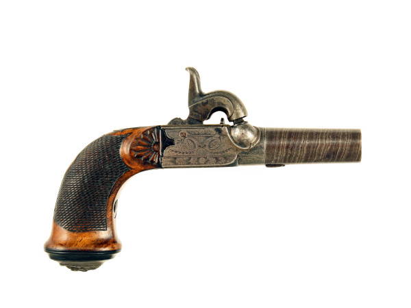 A Belgian Percussion Pocket Pistol.