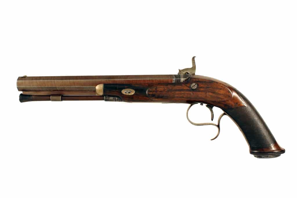 A Percussion Target Pistol by Wm Powell. - Image 2