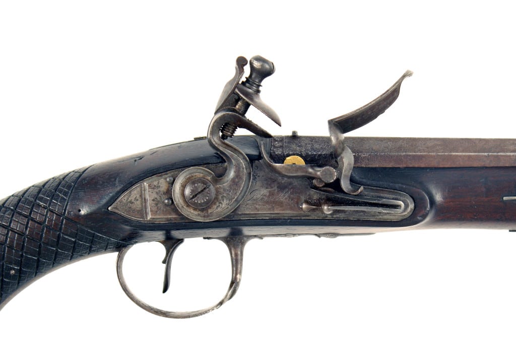 A Flintlock Duelling Pistol by Butt of London - Image 2