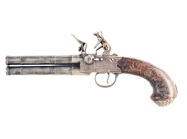 A Silver Inlaid Flintlock Tap Action Pistol by Ketland & Co. - Image 2