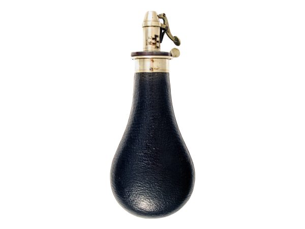 A Leather Covered Rifle Flask.