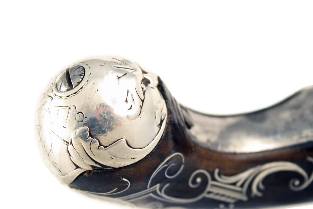 A Pair of Queen Anne Pistols by Delaney. - Image 8