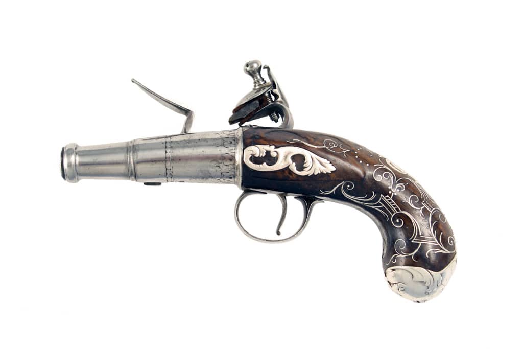 A Pair of Queen Anne Pistols by Delaney. - Image 9