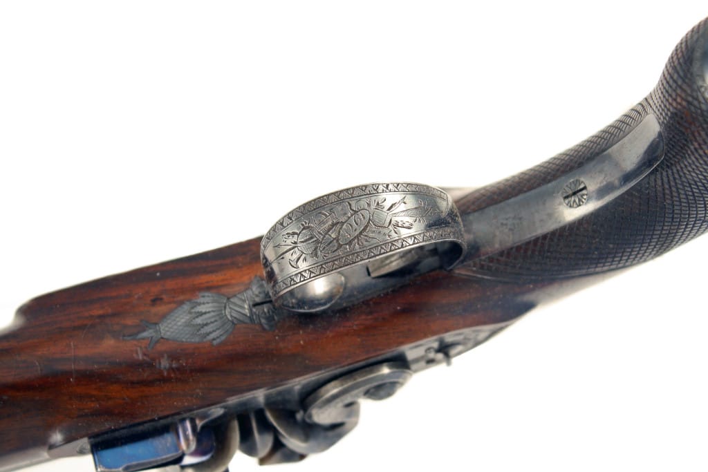 A Fine Cased Pair of Flintlock Duelling Pistols by Joseph Manton. - Image 5