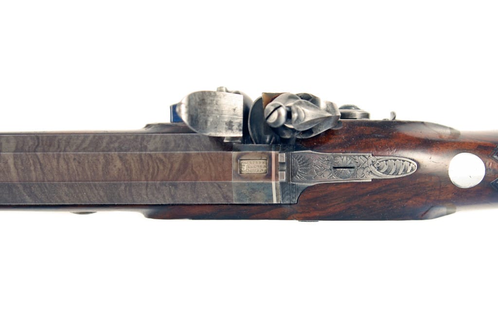A Fine Cased Pair of Flintlock Duelling Pistols by Joseph Manton. - Image 13