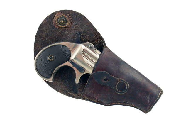A Nickel Plated Remington Over & Under Derringer.