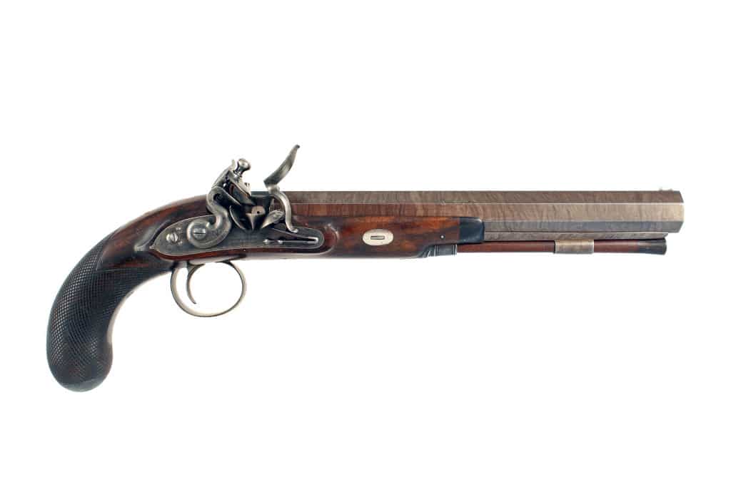 A Fine Cased Pair of Flintlock Duelling Pistols by Joseph Manton. - Image 3