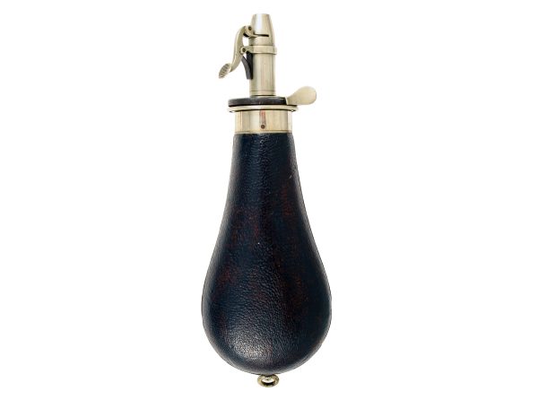 A Leather Covered Rifle Flask.