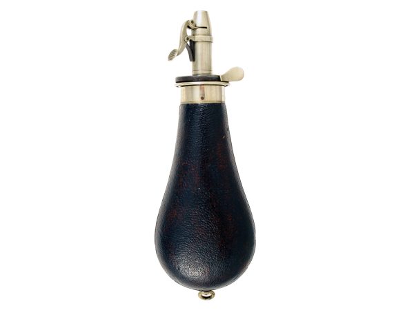 A Leather Covered Rifle Flask.