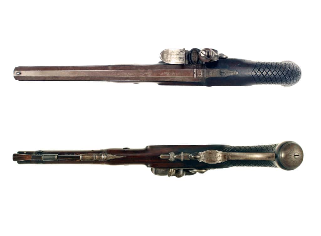 A Flintlock Duelling Pistol by Butt of London - Image 4