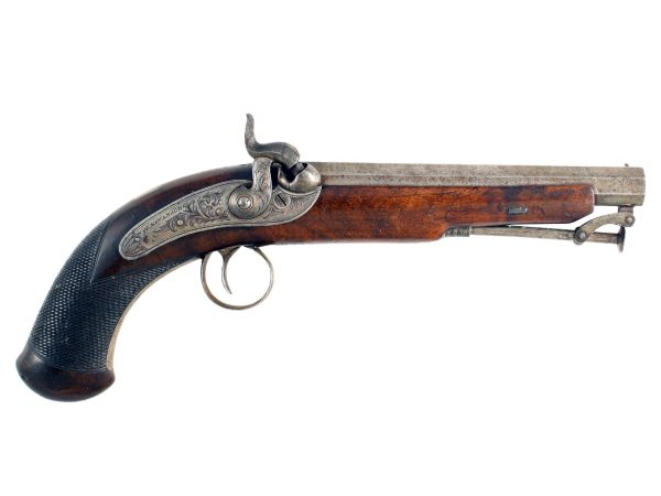 An Irish Belt Pistol by Kavanagh of Dublin.