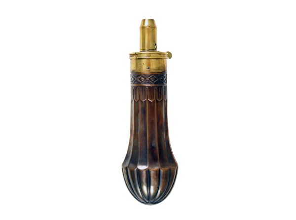 An Unusual Powder Flask by G & J. W. Hawksley.