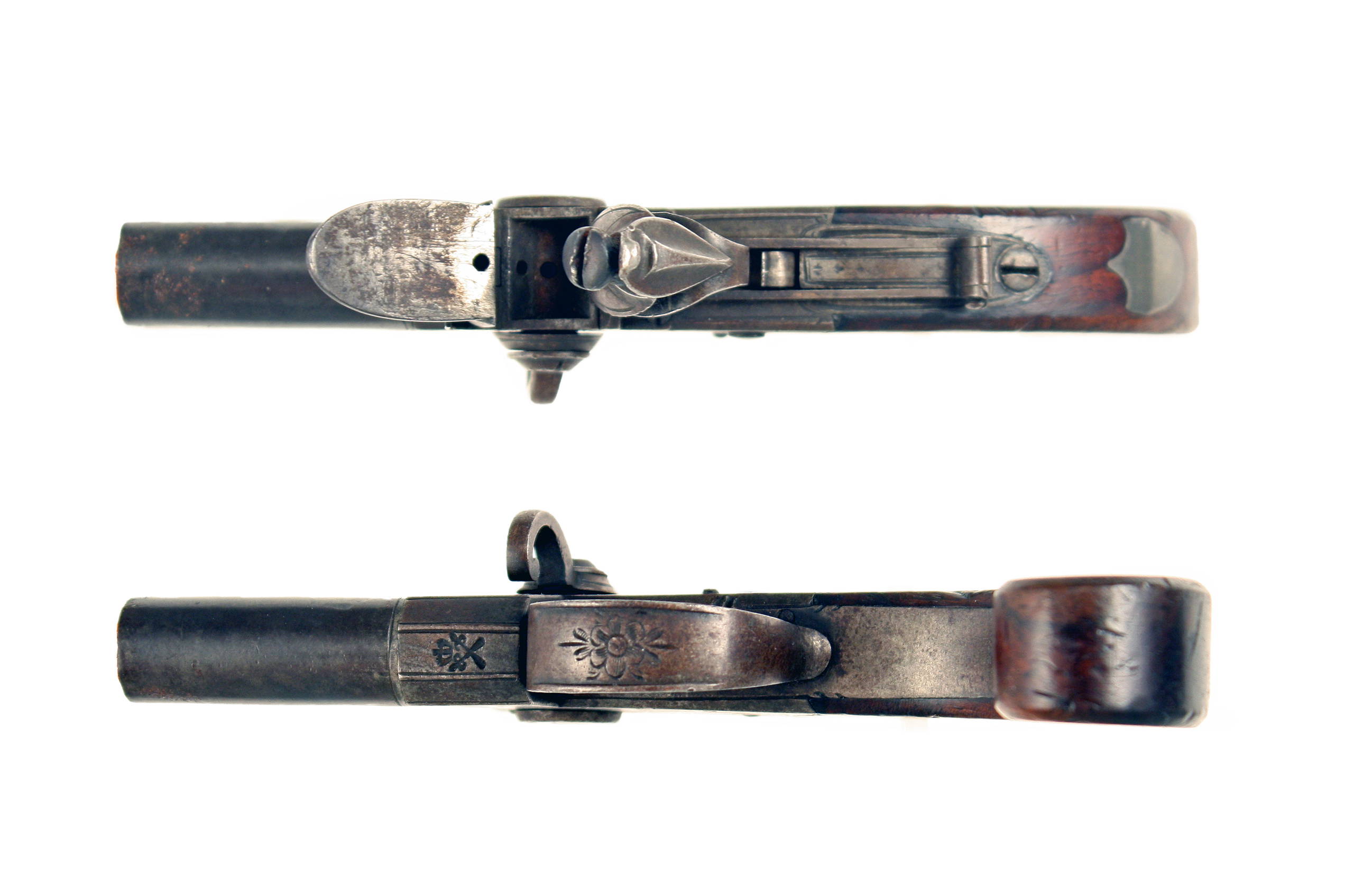 A Sall Tap Action Pistol by Bunney of London. - Image 3