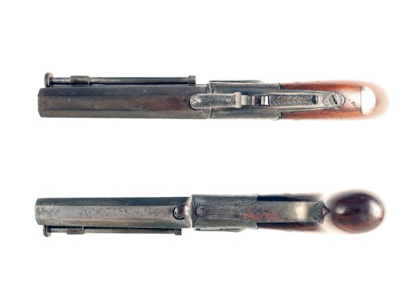 A Percussion Turn Over Pistol, Circa 1840. - Image 3
