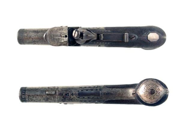 A Superb Cased Set of Officers Pistols by C. B. Fisher, London. - Image 12