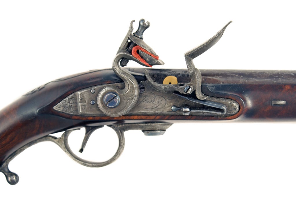 A Scarce Ferguson Breech Loading Flintlock Pistol by Jover. - Image 3