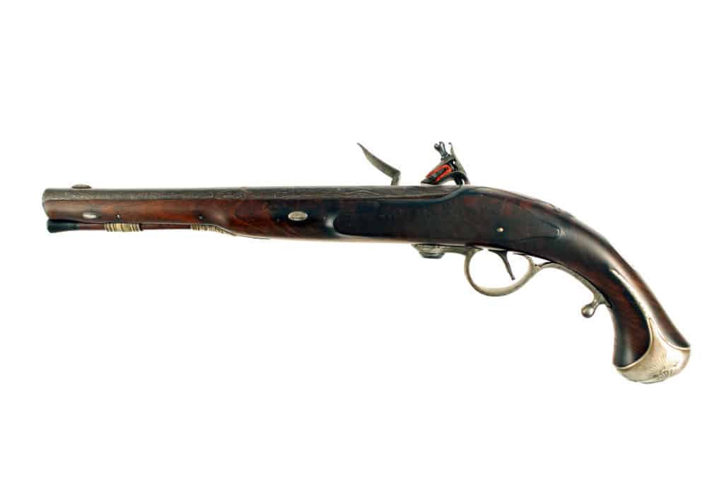 A Scarce Ferguson Breech Loading Flintlock Pistol by Jover. - Image 4