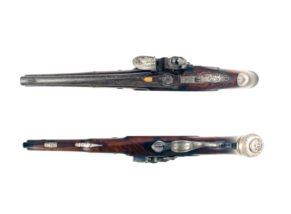 A Scarce Ferguson Breech Loading Flintlock Pistol by Jover. - Image 5