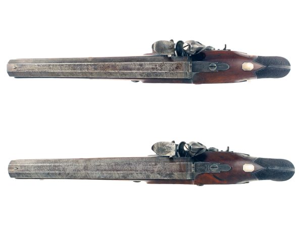 A Superb Cased Set of Officers Pistols by C. B. Fisher, London. - Image 3