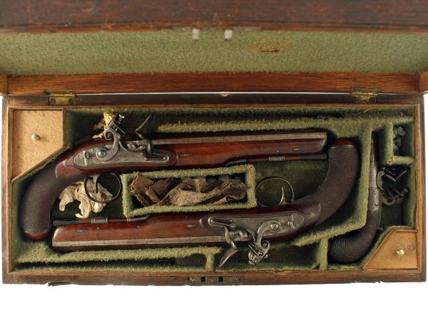 A Superb Cased Set of Officers Pistols by C. B. Fisher, London. - Image 4