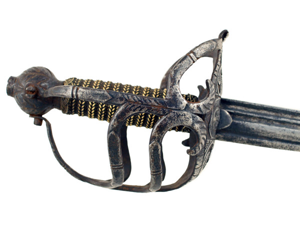 A Good English Civil War Mortuary Sword, Circa 1640.