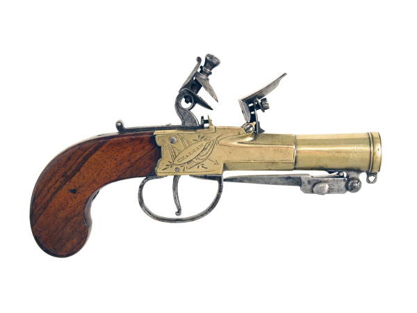 A Flintlock Blunderbuss Pistol by Williams of Chatham.