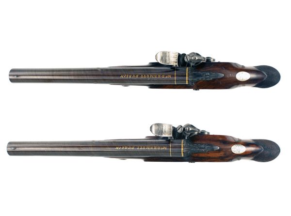 A Superb Pair of Irish Duelling Pistols by McDermott - Image 2