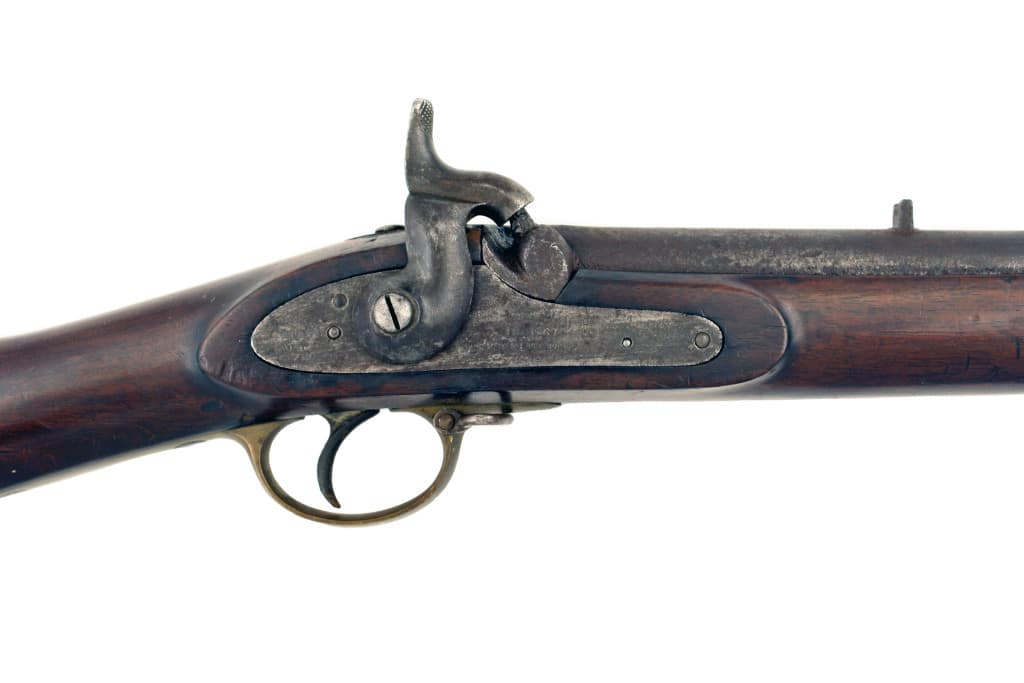 A Smooth Bore Three Band Enfield.
