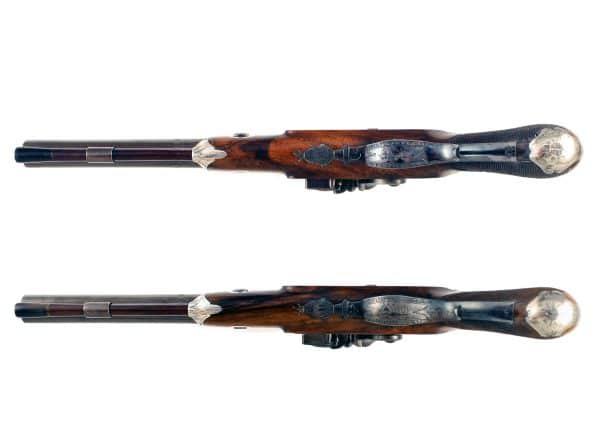 A Superb Pair of Irish Duelling Pistols by McDermott - Image 8