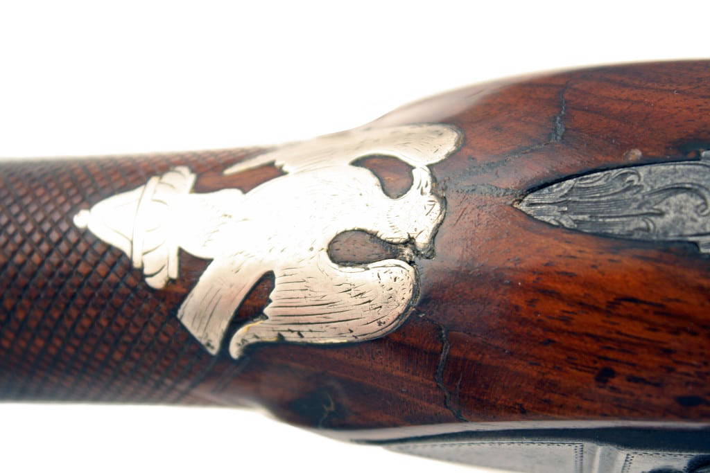 A Silver Mounted Flintlock Sporting Gun - Image 6