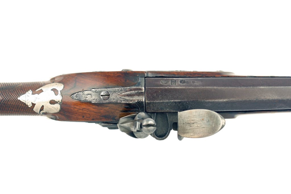 A Silver Mounted Flintlock Sporting Gun - Image 4